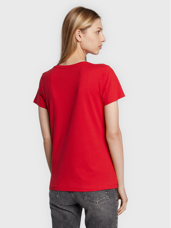 T-shirt Tilobe 80266 6089 Rosso Regular Fit