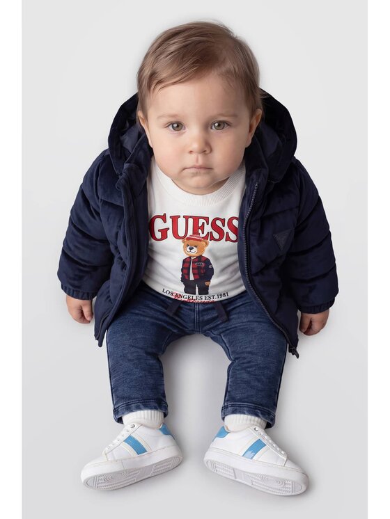 Guess Kids Guess Kids Kurtka przejściowa 185325 Niebieski Classic Fit