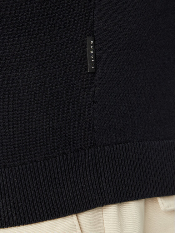 Bugatti Bugatti Marškinėliai 7200-15534E Tamsiai mėlyna Regular Fit