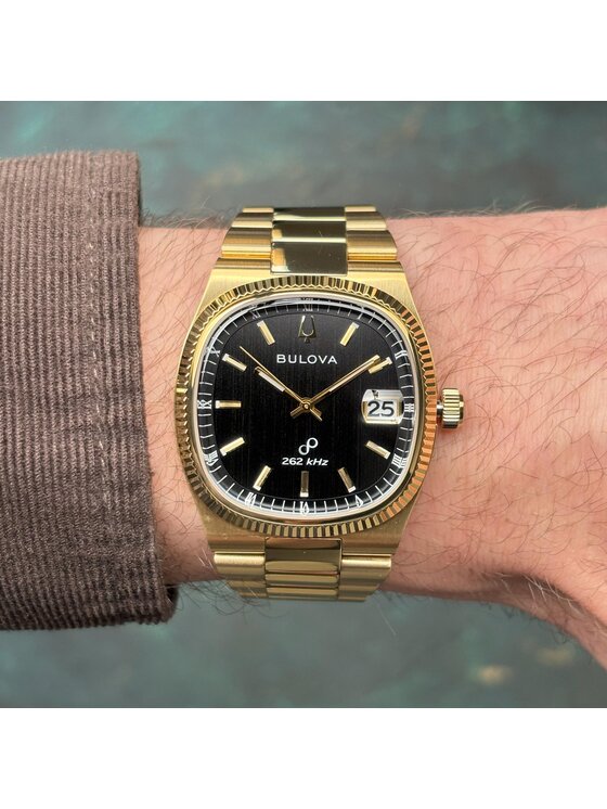 Bulova Bulova Zegarek 97B246 Złoty
