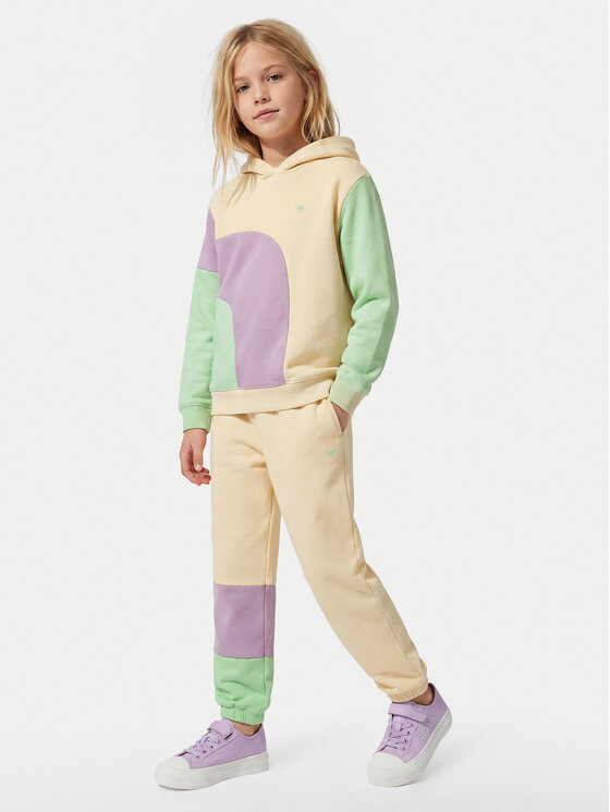 Roxy Roxy Spodnie dresowe Remember The Name ERGFB03340 Beżowy Regular Fit