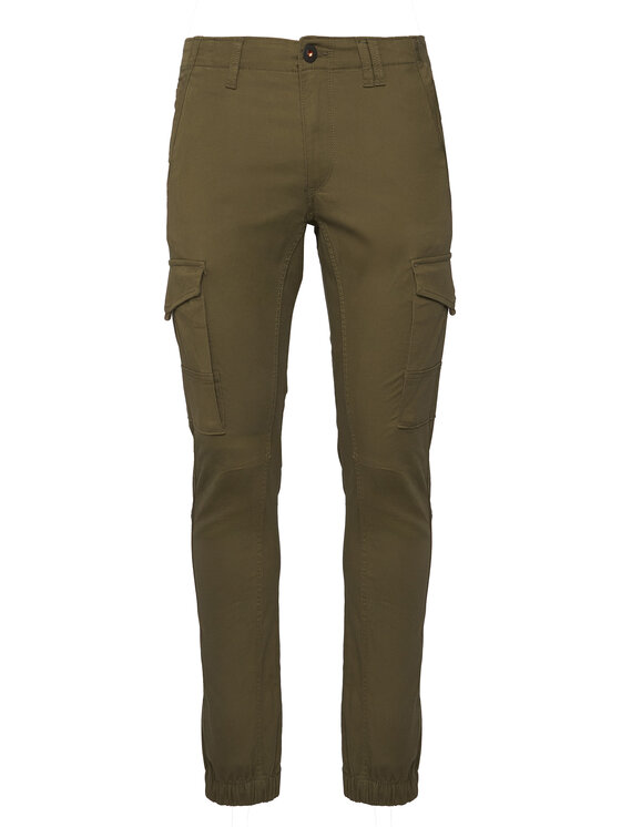 Jack & Jones Jack & Jones Szövet nadrág Paul Flake 12141844 Zöld Tapered Fit
