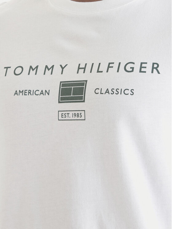 Tommy Hilfiger Tommy Hilfiger Tričko Brand Love MW0MW42365 Biela Regular Fit