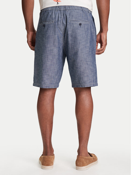 United Colors Of Benetton United Colors Of Benetton Σορτς υφασμάτινο 4XGBU9015 Μπλε Regular Fit