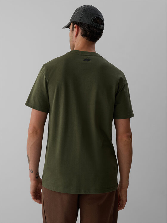 4F 4F T-Shirt OVERLAND Khaki Regular Fit