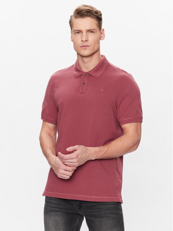 Mustang Polo Pablo 1013529 Bordeaux Regular Fit | Poloshirts
