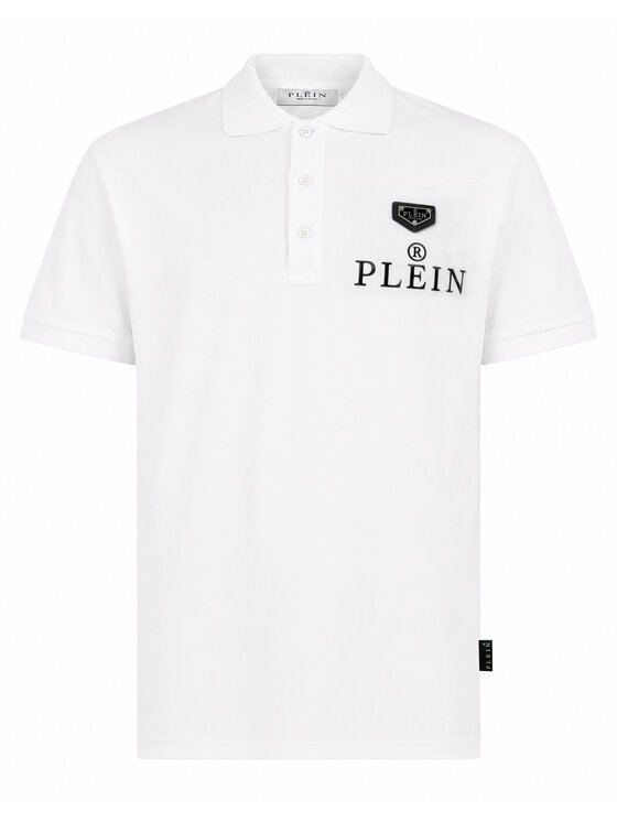 PHILIPP PLEIN PHILIPP PLEIN Polokošile 31624 Bílá Slim Fit