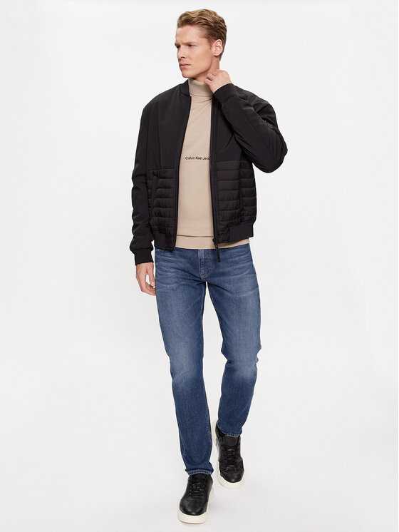 Calvin Klein Jeans Calvin Klein Jeans Rolák J30J324325 Béžová Slim Fit