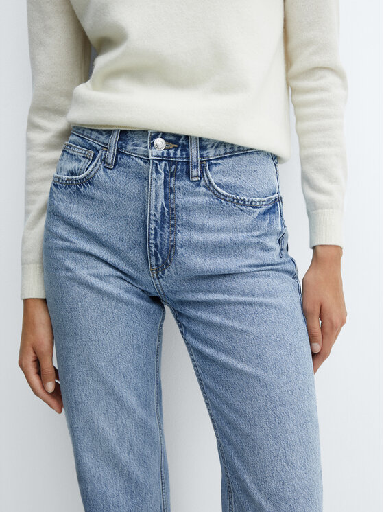 Mango Mango Farmer Matilda 57014406 Kék Straight Fit