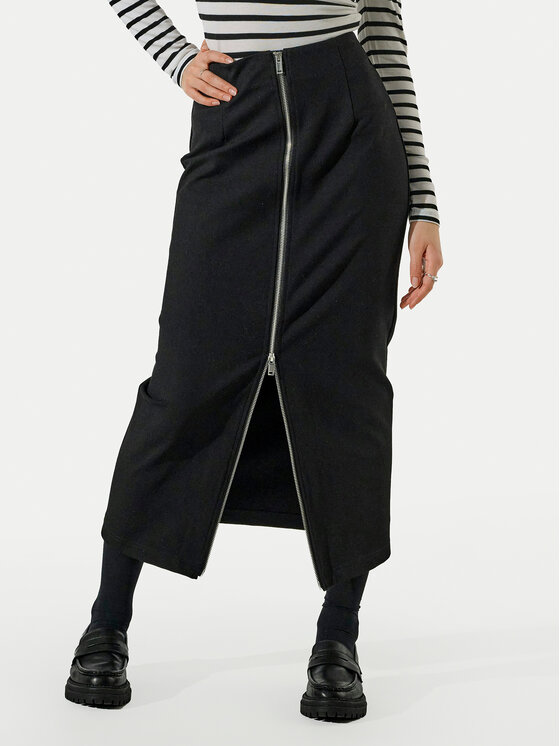 ONLY ONLY Fustă maxi Marcella 15338423 Negru Regular Fit