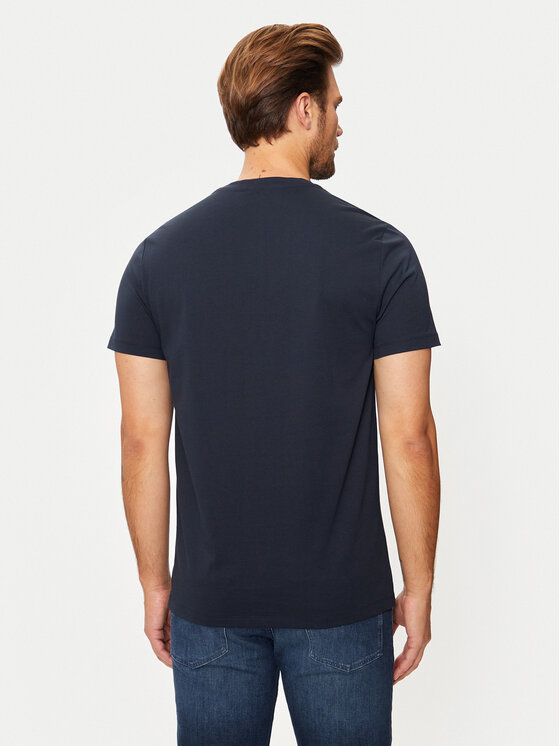 BOSS Boss Тишърт 50517715 Тъмносин Regular Fit