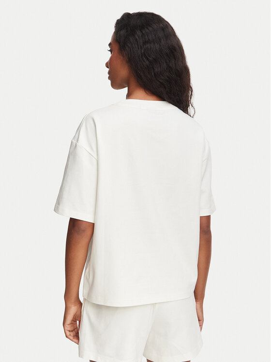 HUGO HUGO Tricou Signature 50556807 Crem Regular Fit