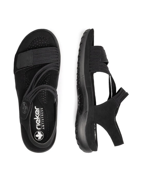 Rieker Rieker Sandalen 64870-02 Schwarz