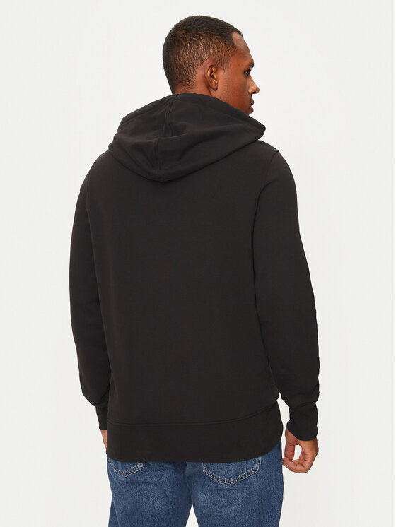 Calvin Klein Jeans Calvin Klein Jeans Μπλούζα Distressed Monologo J30J326875 Μαύρο Regular Fit