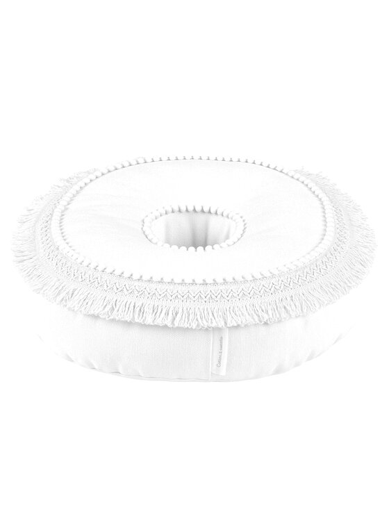 Poduszka Cotton&Sweets, Poduszka Donut Boho Biała