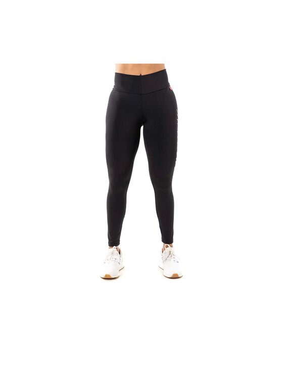 Legginsy, rozmiar S, Czarne, LEGGING FLAME BLACK