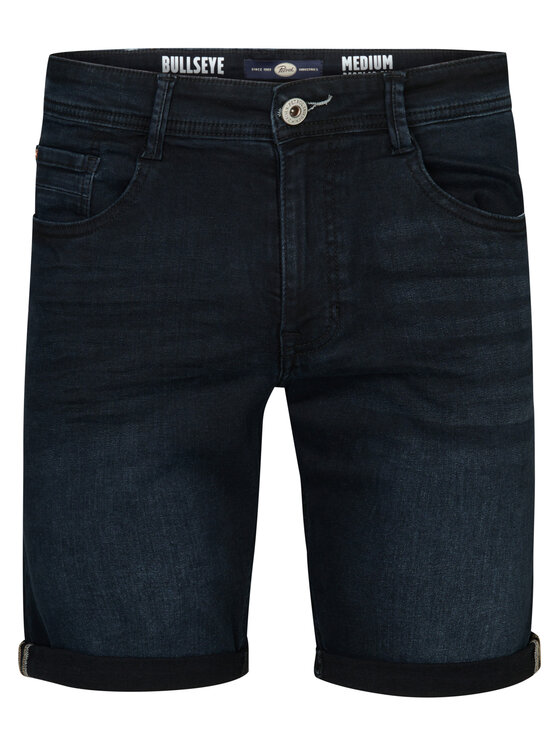 Petrol Industries Petrol Industries Jeans kratke hlače M-1050-SHO002 Mornarsko modra Regular Fit