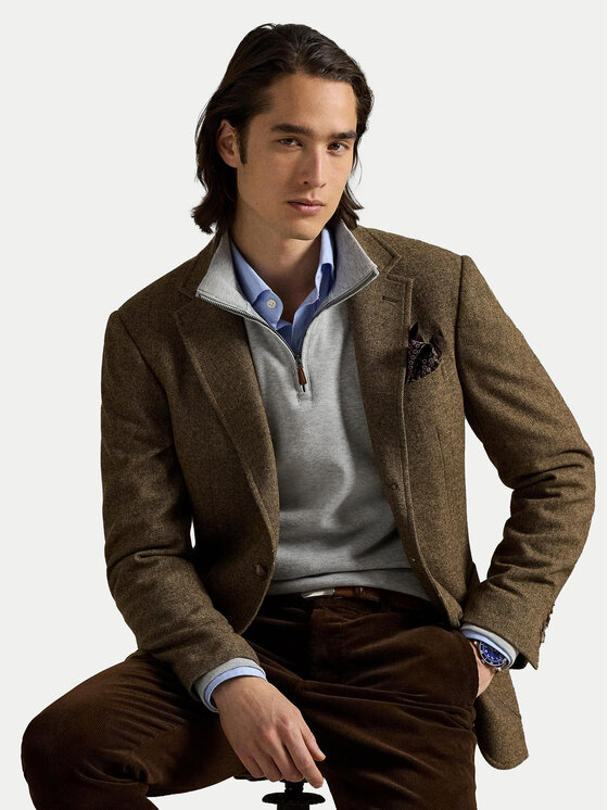 Polo Ralph Lauren Polo Ralph Lauren Пуловер 7,10672E+11 Сив Regular Fit