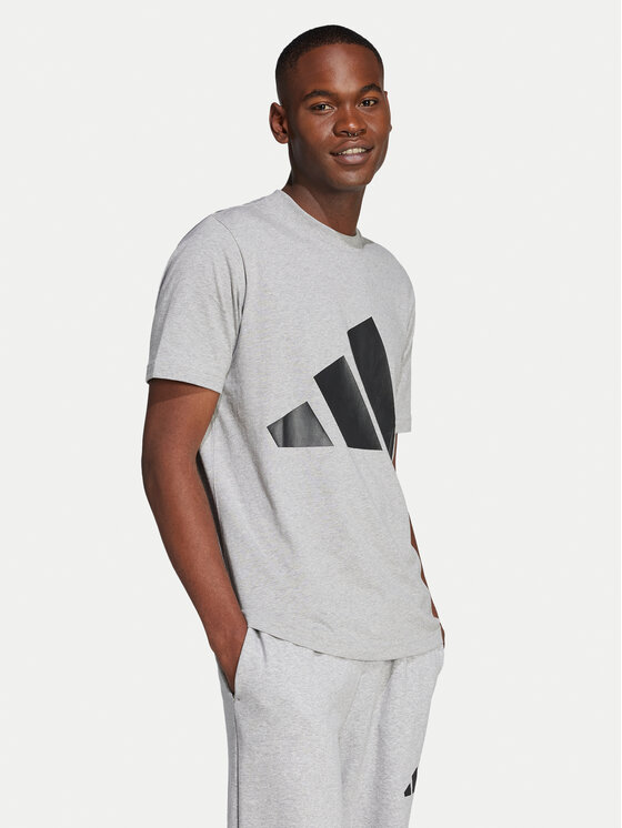 adidas adidas Majica Essentials Big Logo JE8948 Siva Regular Fit
