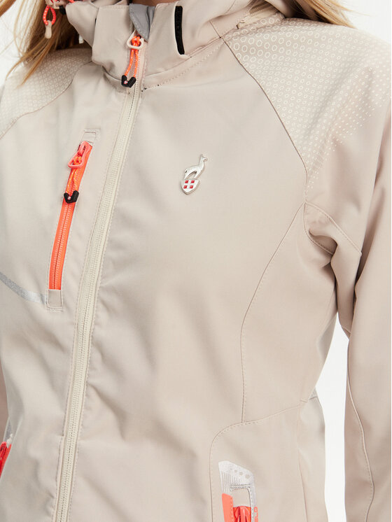 Aulp Aulp Μπουφάν Softshell Rossa Μπεζ Regular Fit