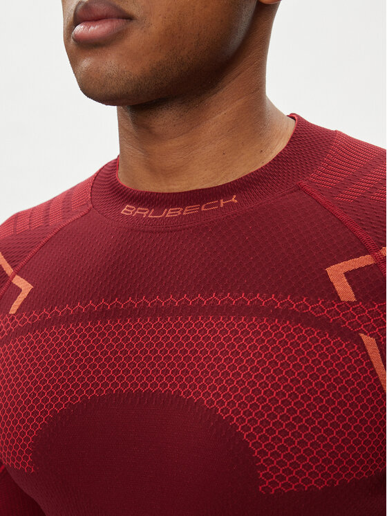 Brubeck Brubeck Intimo termico pezzo sopra LS1304M Rosso Slim Fit