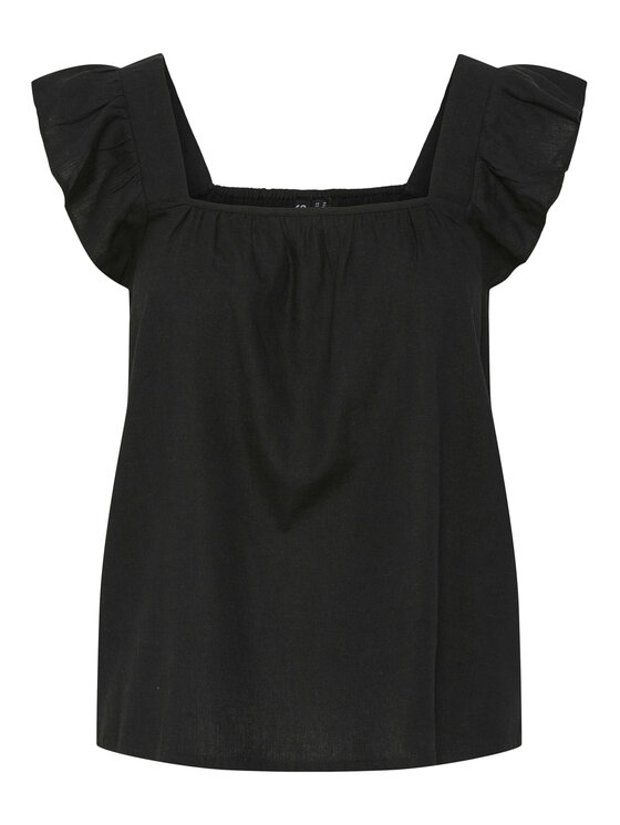 Pieces Pieces Блуза Pia 17154740 Черен Regular Fit