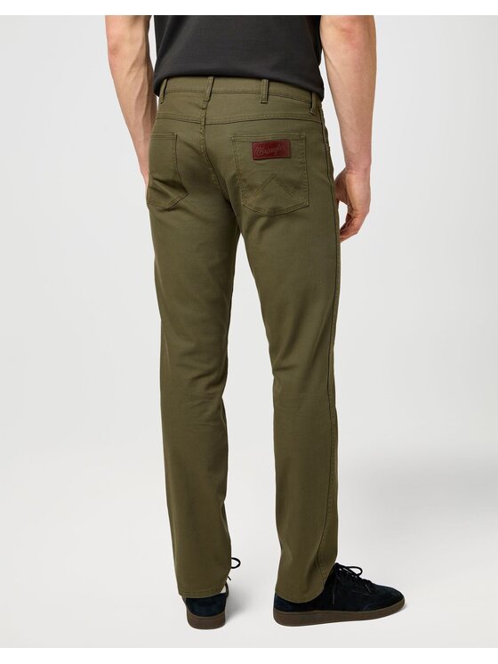 Wrangler Wrangler Jeansy GREENSBORO Zielony Straight Leg