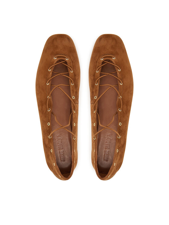 Steve Madden Steve Madden Baleriny Pointe 11005032 Brązowy