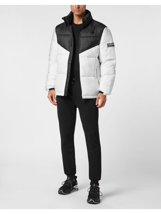 Plein Sport Plein Sport Vatovaná bunda 14139 Černá Regular Fit