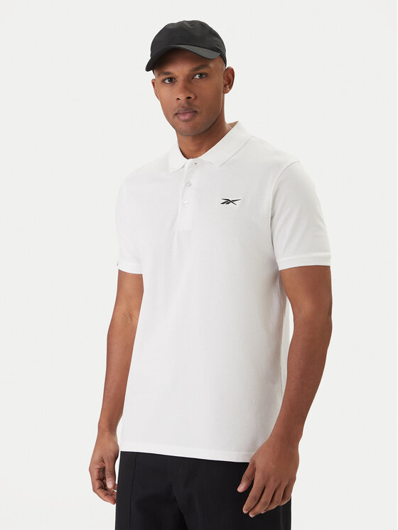 Reebok Reebok Polokošeľa Breen RK25562CCM Biela Regular Fit