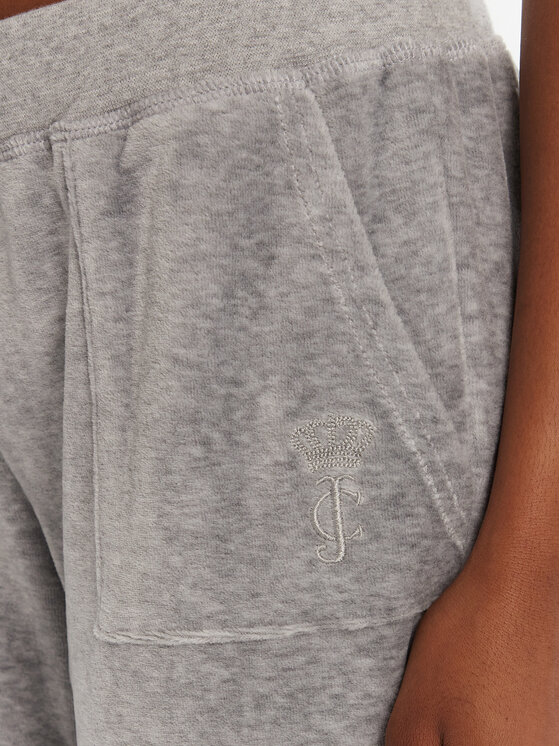 Juicy Couture Juicy Couture Spodnji del trenirke Caisa JCSEBJ008 Siva Slim Fit