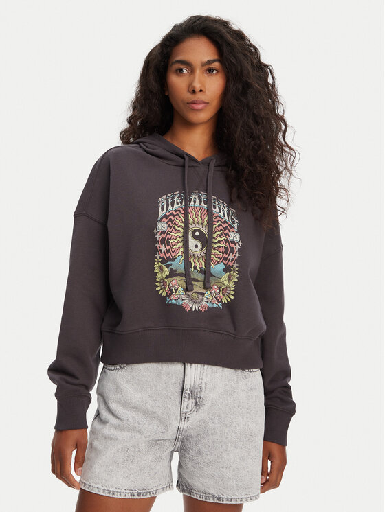 Billabong Billabong Bluză All Time EBJFT00146 Negru Boxy Fit