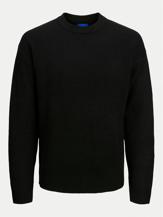Jack & Jones Jack & Jones Sweter Rollie 12215468 Czarny Relaxed Fit