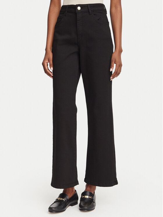 Marella Marella Τζιν Emme by Marella Fuxia 2625136061 Μαύρο Wide Leg
