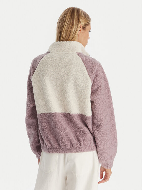 Roxy Roxy Polár kabát Waves Of Warmth ERJPF03242 Lila Regular Fit