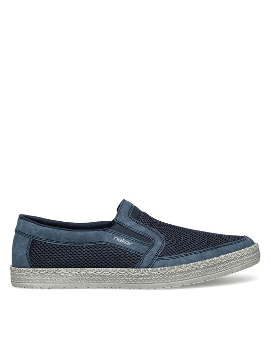 Rieker Rieker Sneakers aus Stoff B5264-14 Blau