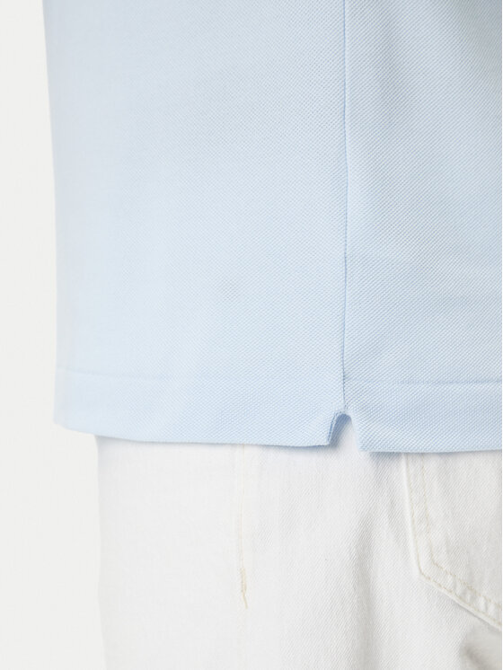 Lacoste Lacoste Тениска с яка и копчета L1212 Син Classic Fit