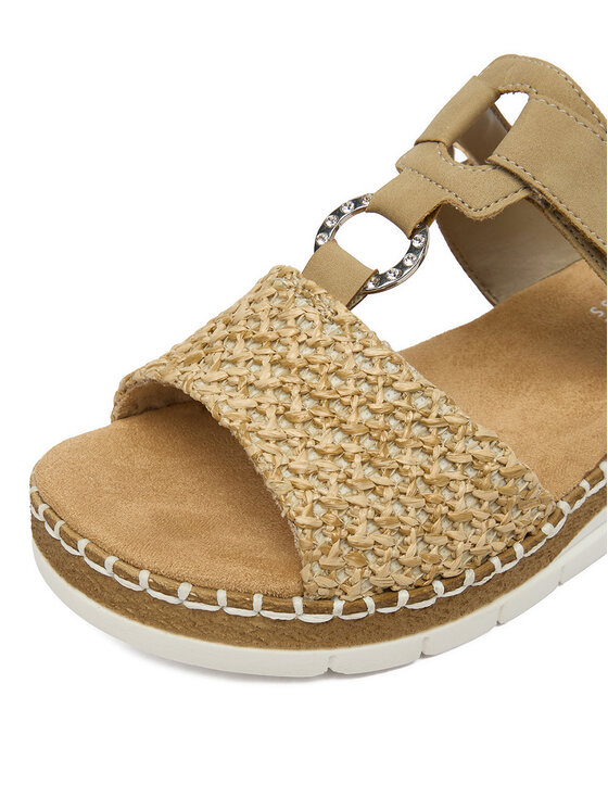 Rieker Rieker Pantoletten CEO-V1243-60 Beige