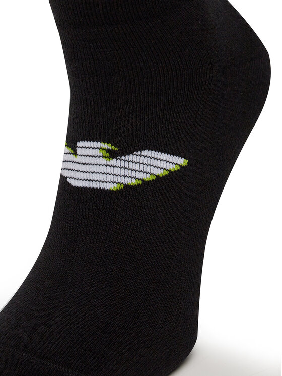 Emporio Armani Emporio Armani 2er-Set niedrige Herrensocken EM000538 AF12299 MC005 Schwarz