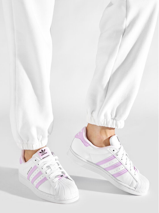 adidas adidas Superge Superstar Her Vegan W GY1900 Bela