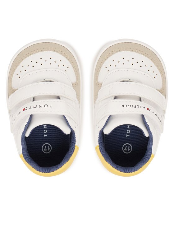 Tommy Hilfiger Tommy Hilfiger Sportcipők Low Cut Velcro T0B9-34330-1755 Fehér