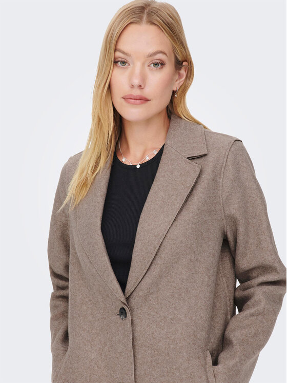 ONLY ONLY Kevad-sügis mantel 15213300 Beež Regular Fit