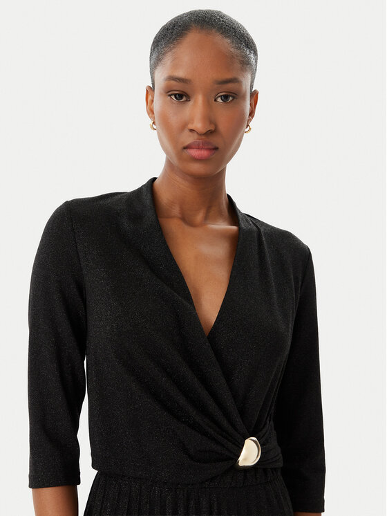 Rinascimento Rinascimento Коктейльна сукня CFC0122980003 Чорний Regular Fit