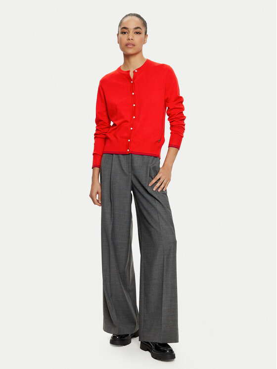 U.S. Polo Assn. U.S. Polo Assn. Kardigan WUP1240 Pomarańczowy Regular Fit