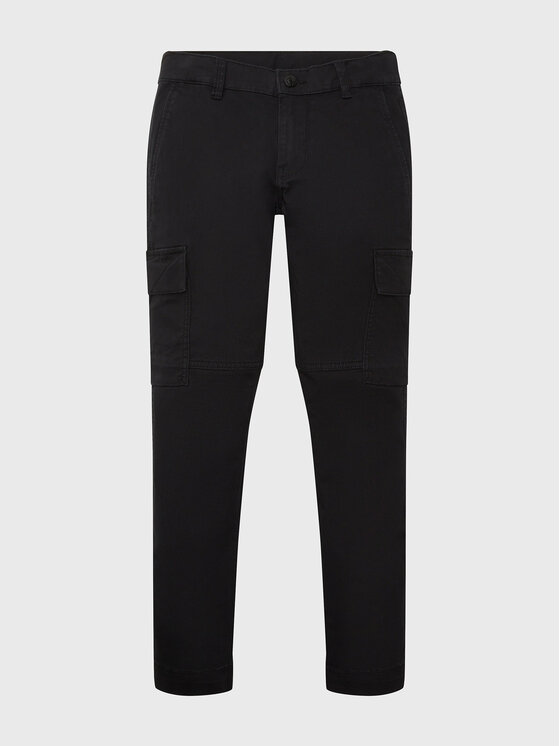 Tom Tailor Pantaloni din material 1034935 Negru Regular Fit