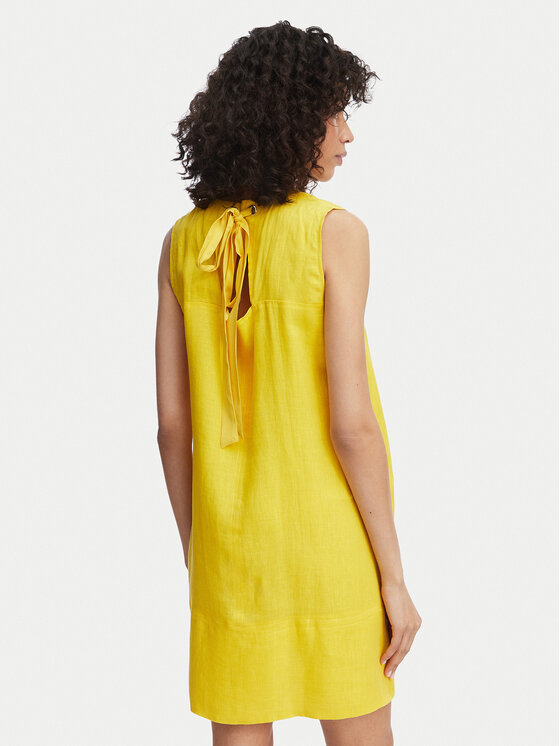 Marella Marella Poletna obleka Curzia 2413221074 Rumena Regular Fit