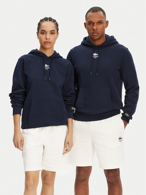 Lacoste Lacoste Суитшърт SH2740 Тъмносин Regular Fit
