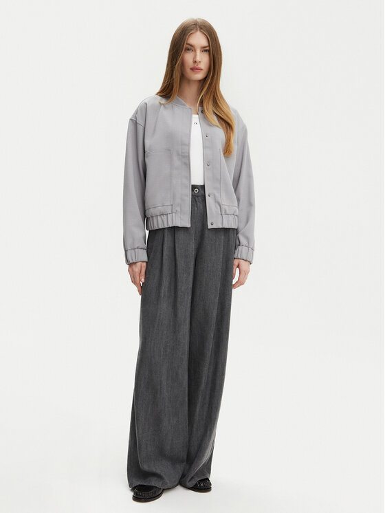 Pieces Pieces Куртка бомбер Annie 17150150 Сірий Regular Fit