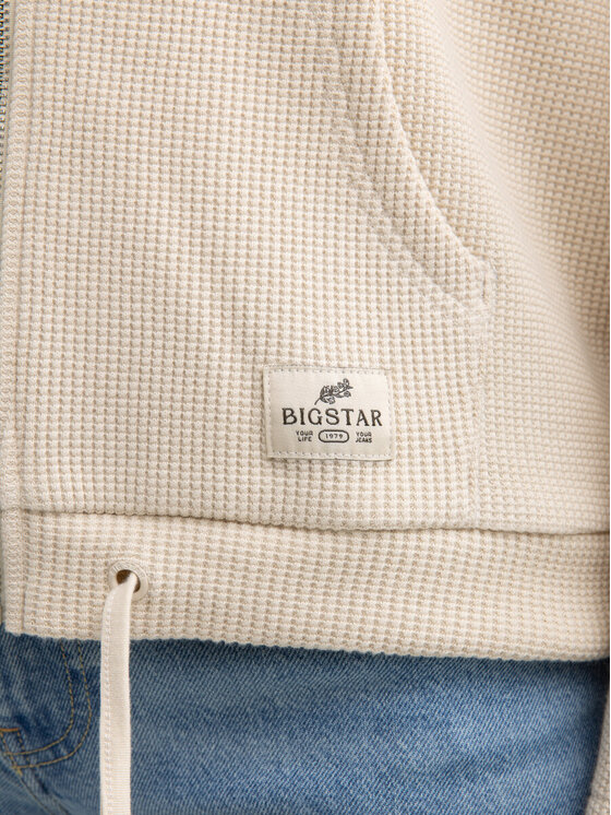 BIG STAR BIG STAR Bluza GRALA_103_170 Beżowy Classic Fit