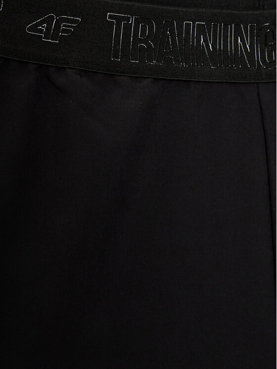 4F 4F Pantaloncini sportivi HJL22-JSKMTR002 Nero Regular Fit